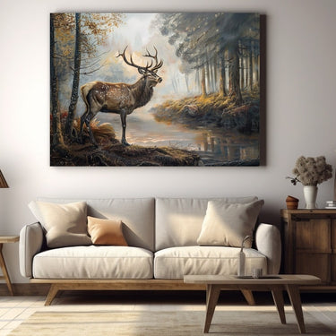 Painting with Deer
